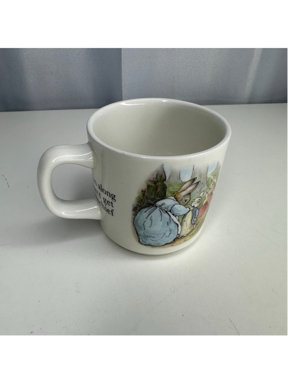 Vintage Wedgwood Peter Rabbit Beatrix Potter Child’s Mug – Made in England